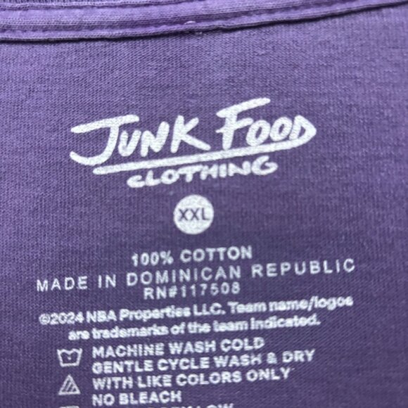 Los Angeles Lakers Showtime Logo Oversized NBA Team Tee XXL - Picture 4 of 4